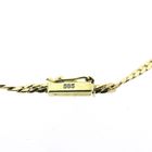 Image 5 of Gold necklace with onyx and diamond; 0.04 ct. | 42 cm