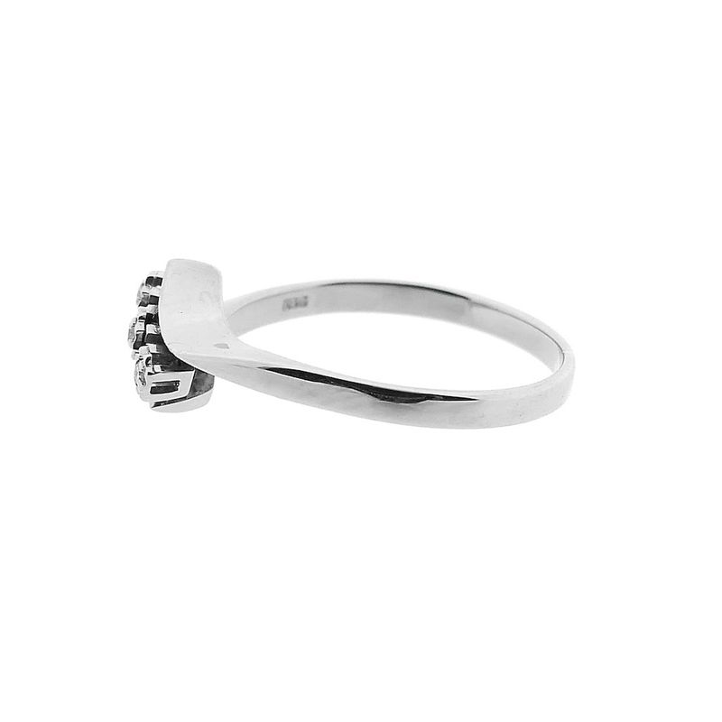 Image 6 of White gold ring with diamond | 0.03 ct.