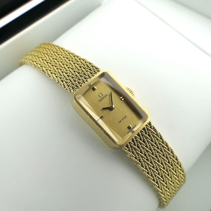 Image 15 of Omega De Ville 8197; 18k gold women's watch