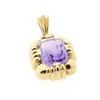 Image 3 of Gold pendant with amethyst
