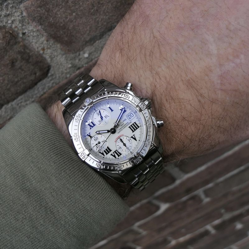 Image 18 of Breitling Chrono Cockpit A13358; Chronograph men's watch