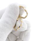 Image 12 of Bicolor Gold Earrings; Ø 19.5 mm