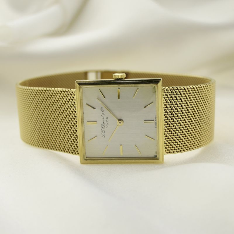 Image 9 of L.U. Chopard & Cie; Vintage 18k gold watch