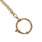 Image 4 of Vintage gold watch chain; Chatelaine (for a pocket watch) | 28 cm