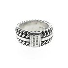 Image 4 of Silver Buddha to Buddha ring Chain texture