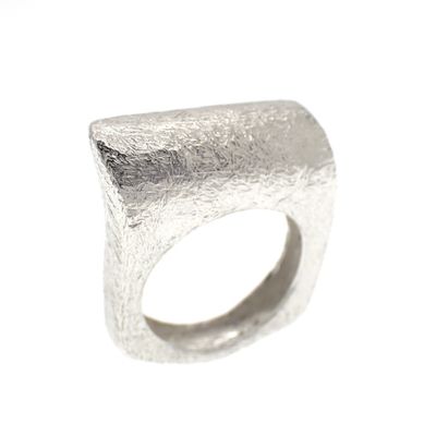Image 1 of Silver fantasy ring, square model