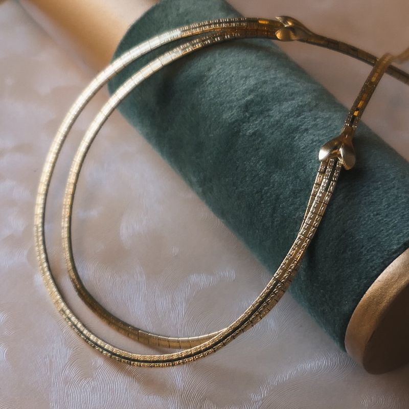 Image 2 of Golden fantasy link necklace