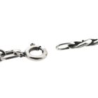 Image 6 of Silver Flat Gourmet Link Necklace