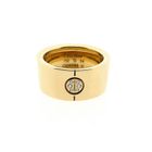 Image 3 of Cartier yellow gold wide ring with diamonds; 0.04 ct.