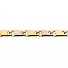 Image 5 of Bicolor gold infinity link bracelet