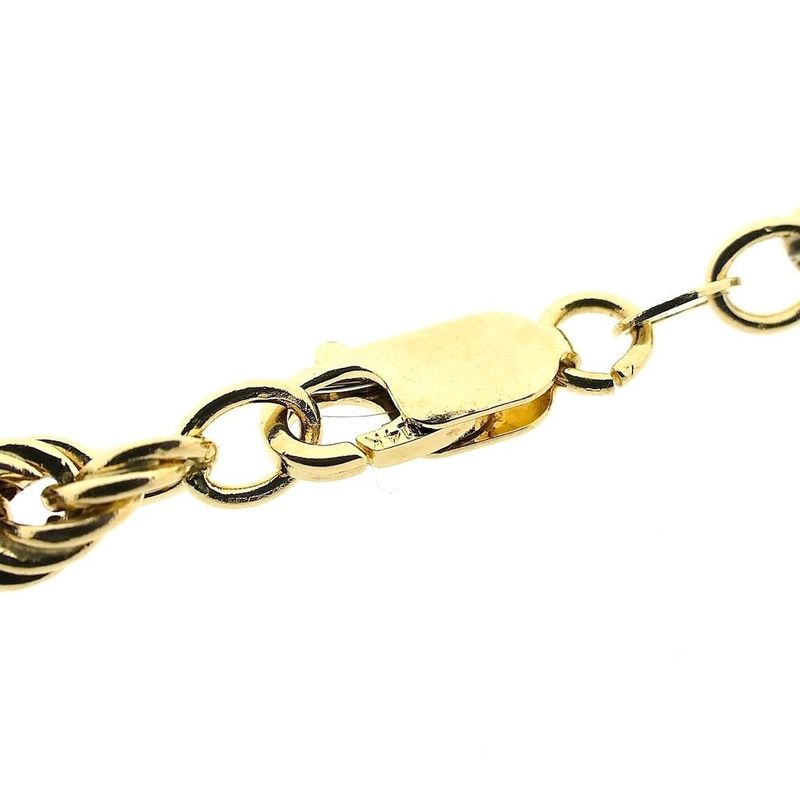 Image 4 of Gold twisted link chain