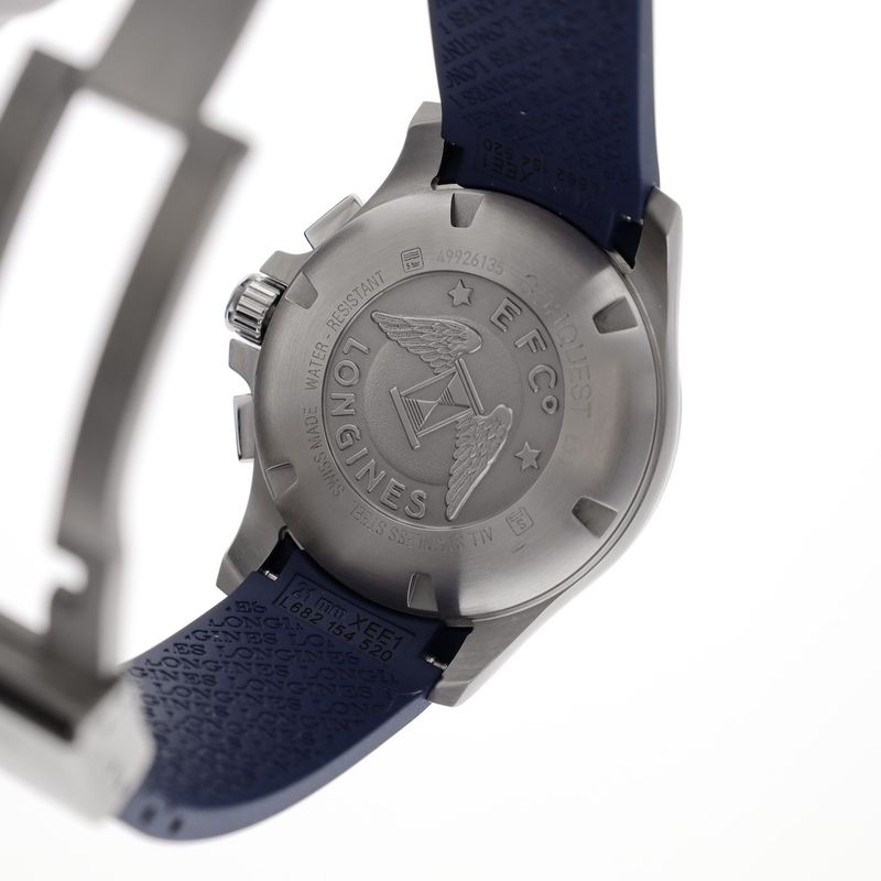 Image 11 of Longines V.H.P. Chronograph L3.717.4.96.9; Very high precision men's watch