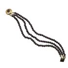 Image 10 of Garnet bracelet with gold clasp; Antique/vintage | 20 cm