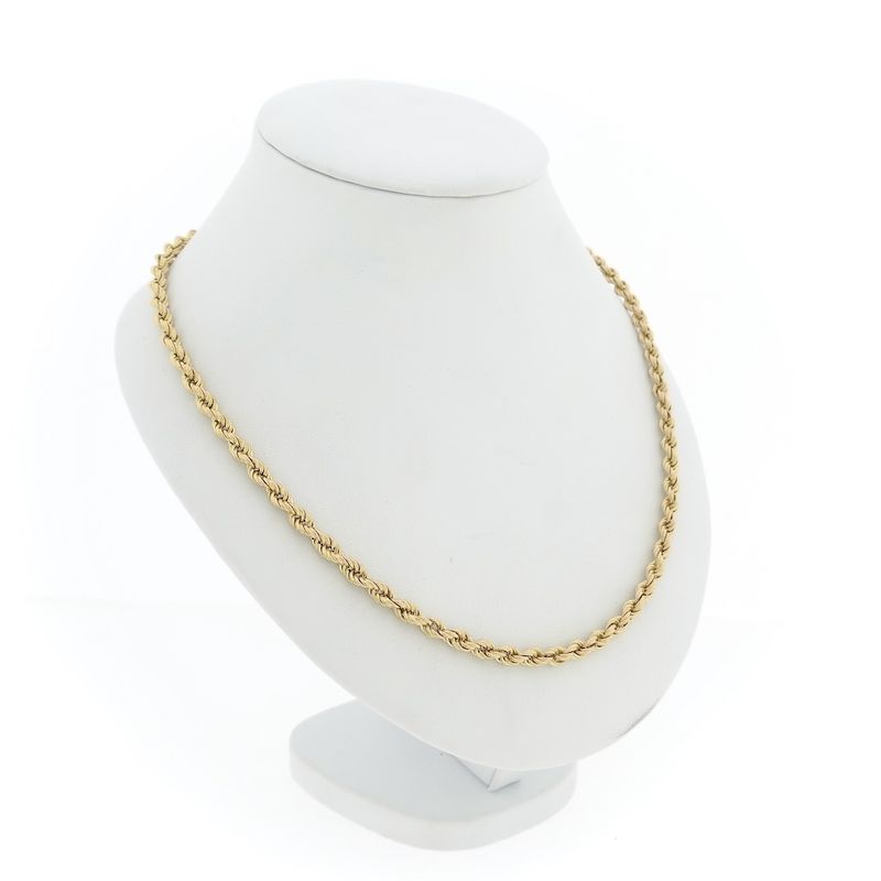 Image 3 of Gold twisted link chain | 52.5 cm