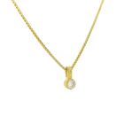 Image 7 of 18 carat gold pendant with zirconia