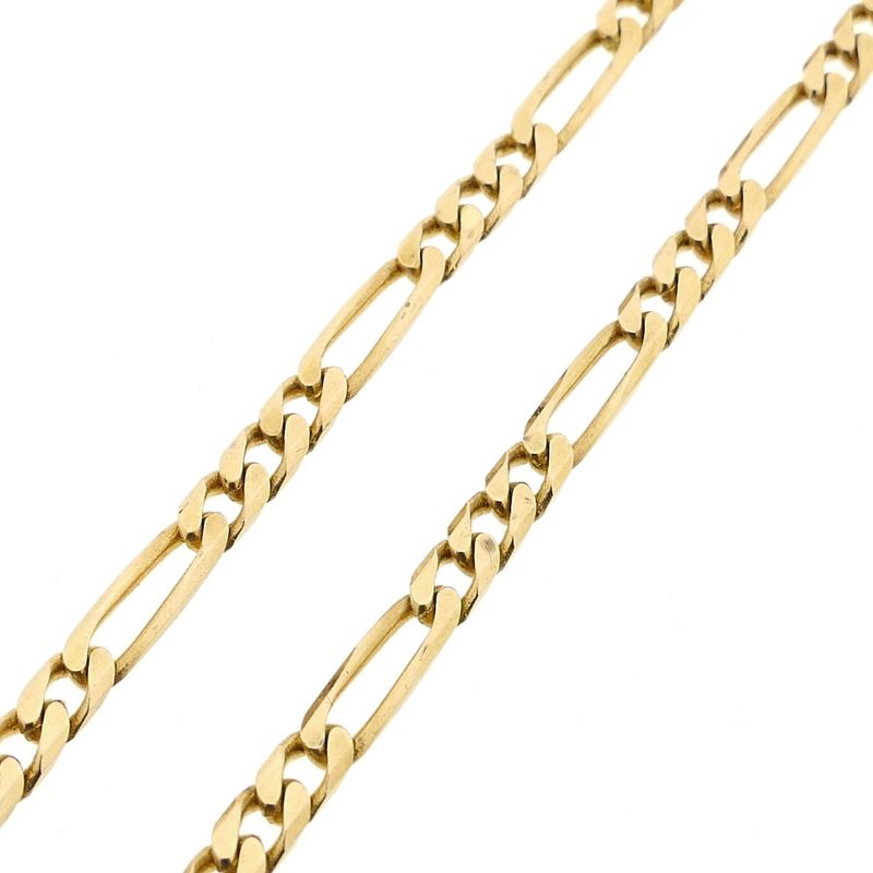 Image 6 of Gold Figaro Chain Necklace