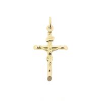Gold pendant of a cross with corpus | INRI