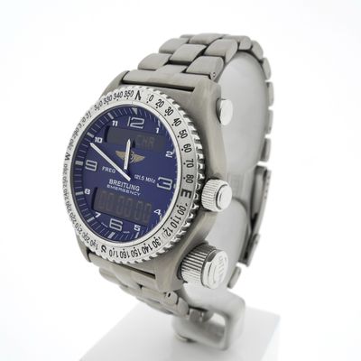 Image 2 of Breitling Emergency Professional E56121; Titanium men's watch with 121.5MHz emergency transmitter