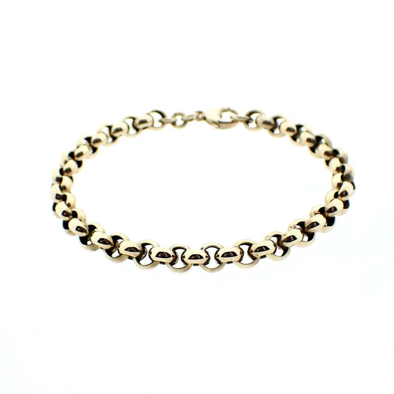 Image 3 of 8-karat Jasseron link bracelet | 19.5 cm