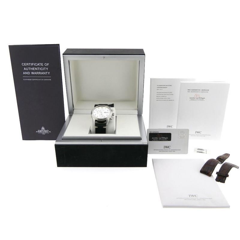 Image 4 of IWC Pilot Spitfire Chronograph; Automatic men's watch