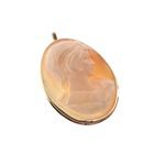 Image 4 of Antique gold brooch/pendant with cameo