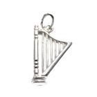Image 1 of Silver charm; Harp