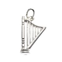 Silver charm; Harp