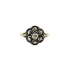 Image 7 of Gold Victorian ring with rose-cut diamonds