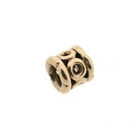 Pandora Charm; Gold; Circles Border Link