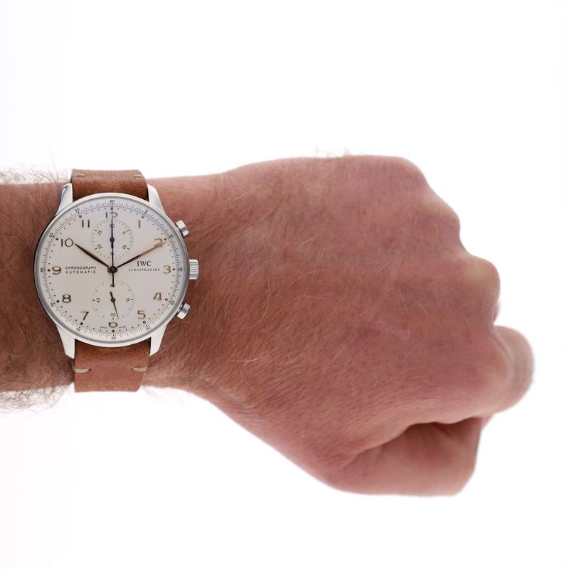 Image 16 of IWC Portuguese Chronograph IW3714-01; Automatic Men's Watch