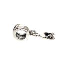 Image 3 of Pandora charm; Silver; Hanging Flip-Flop
