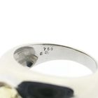 Image 5 of 18 carat white gold ring with citrine