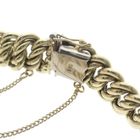 Image 5 of Gold French gourmet link bracelet | 22 cm