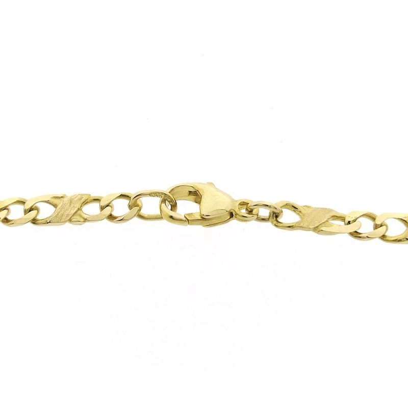 Image 3 of Gold navy link necklace