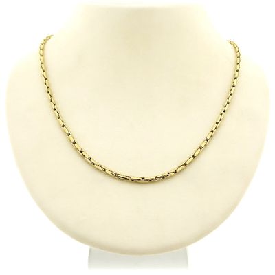 Image 1 of Gold anchor link necklace