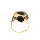 Image 3 of Vintage gold entourage ring with garnet