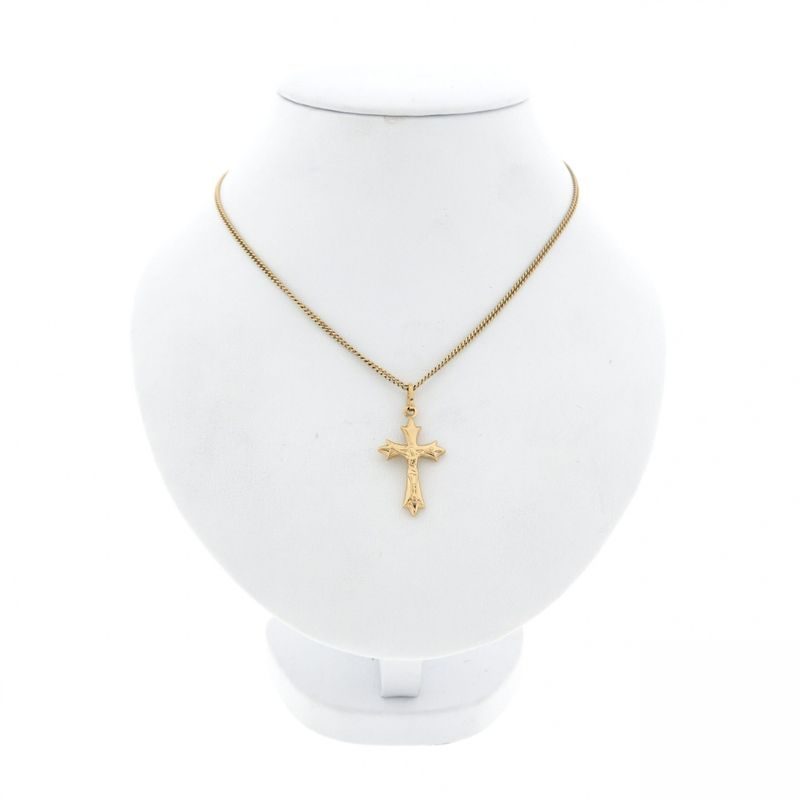 Image 3 of Gold pendant of a cross with corpus