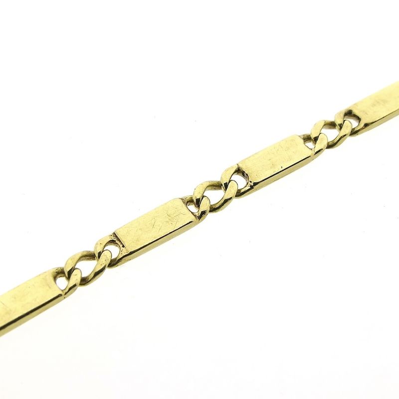 Image 5 of Gold bars/gourmet link bracelet