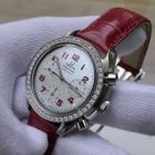 Image 16 of Omega Speedmaster Reduced 'Mother of Pearl' & Diamonds 3815.79.40; Chronograph watch