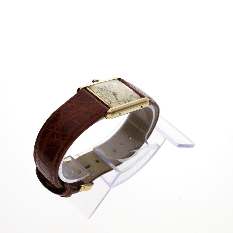 Image 12 of Cartier Tank Vermeil 'Large' 590005; Unisex watch