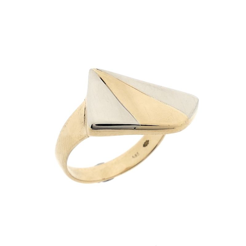 Image 1 of Bicolor gold fantasy ring.
