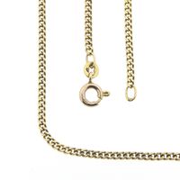 Gold gourmet link chain