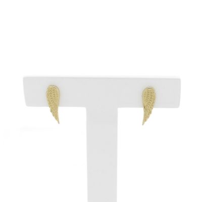 Gold wing stud earrings Image 1 of Gold wing stud earrings