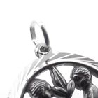 Image 5 of Silver zodiac sign pendant; Gemini