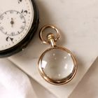 Image 8 of Antique gold locket with glass