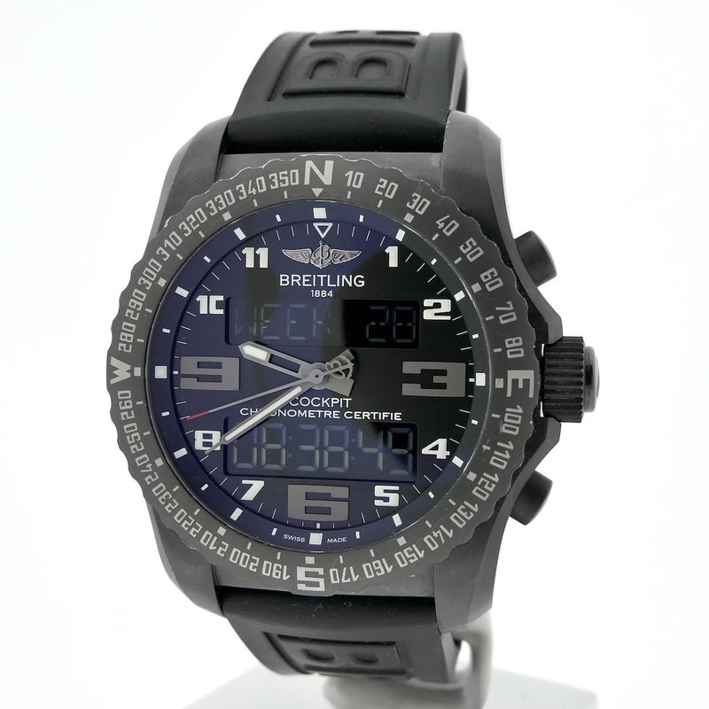 Image 1 of Breitling Cockpit B50 'Night Mission' VB5010; Professional Pilot's watch