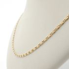 Image 2 of Gold scroll link chain | 42 cm