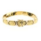 Image 11 of Bicolor Gold Bracelet with Fantasy Links; 18 Karat; 20 cm