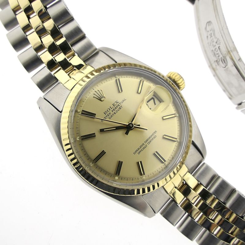 Image 9 of Rolex Datejust 1601; Gold/steel watch with rare 'sigma' dial