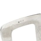 Image 5 of Silver Slave Bracelet with Pattern; Size S/M